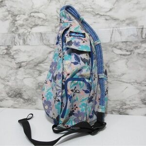 KAVU Floral Rope Bag Crossbody Sling Backpack Travel Adventure